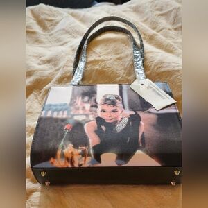 Breakfast At Tiffany's Audrey Hepburn Handbag with Rhinestones Boutique Lux NWT